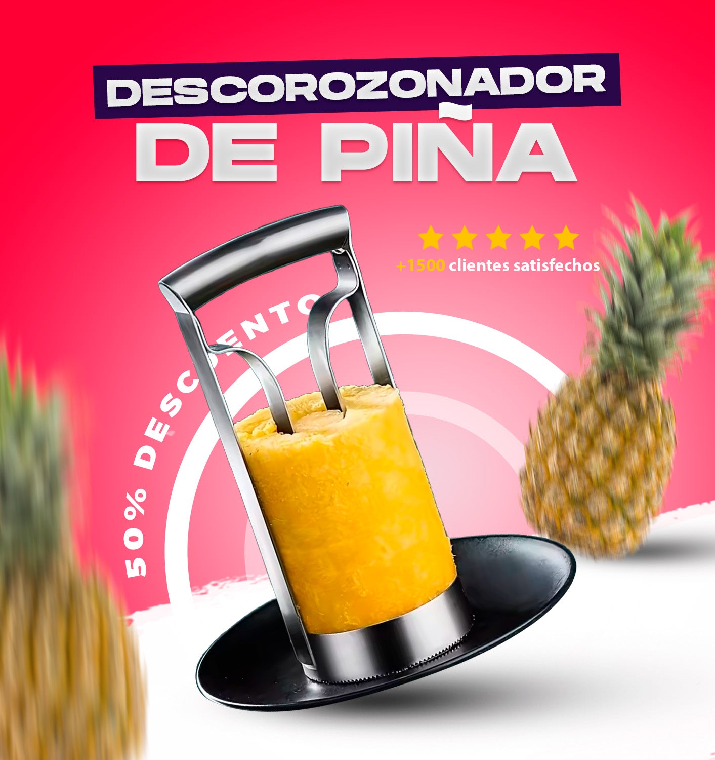 Descorozonador de piña